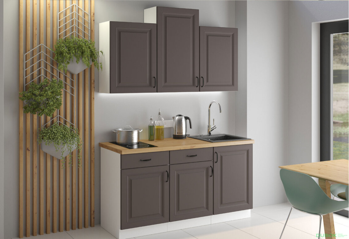 Obrázek 7 - Modulární kuchyně Stilo bílý / grafit