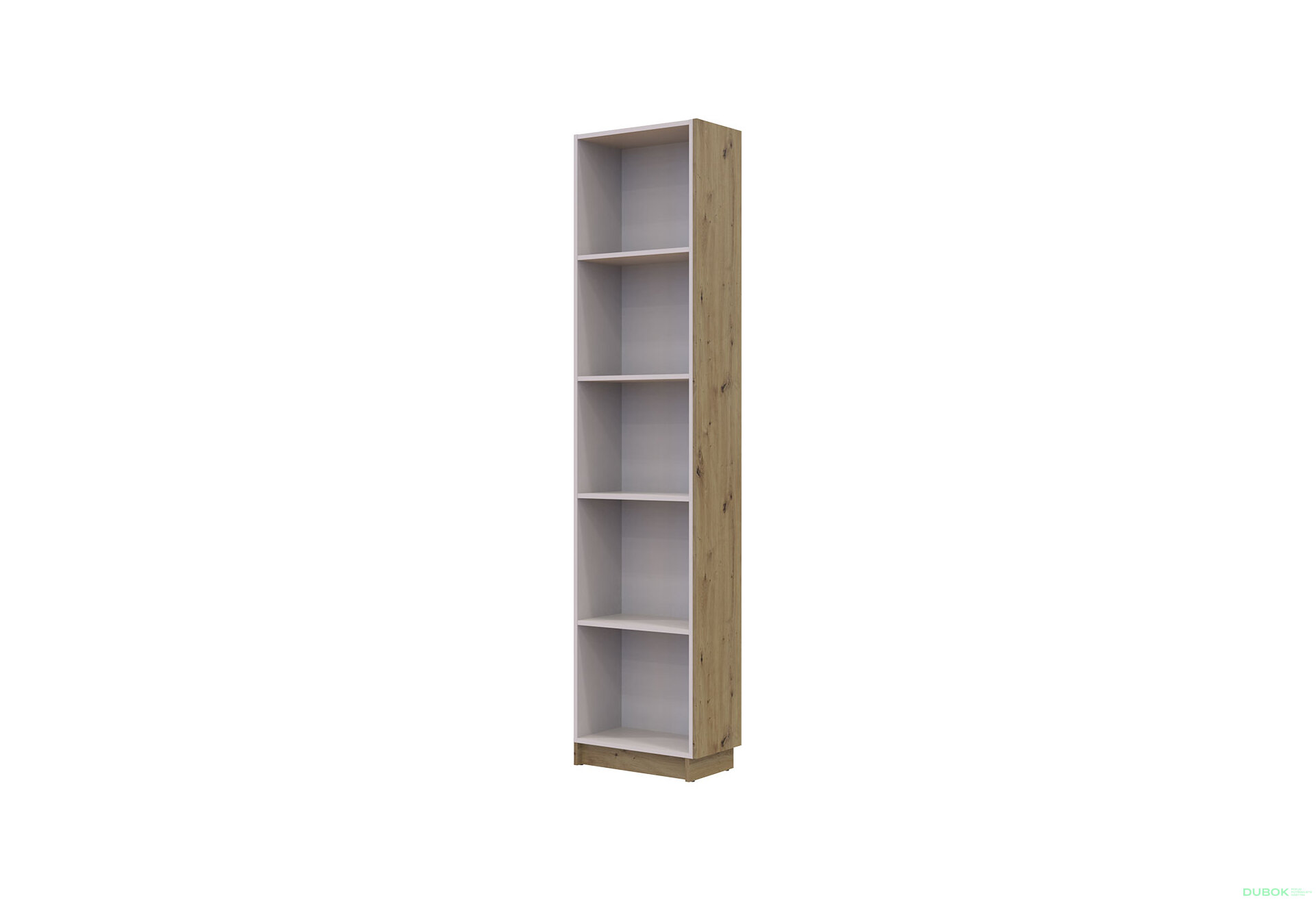 Obrázek 9212 - Skříň Dale 4D + Regál otevřený Kašmír/Dub artisan/Kašmír