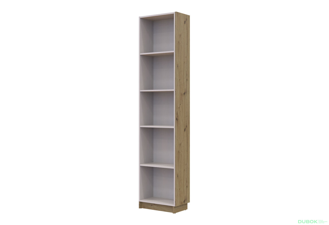 Obrázek 9212 - Skříň Dale 4D + Regál otevřený Kašmír/Dub artisan/Kašmír
