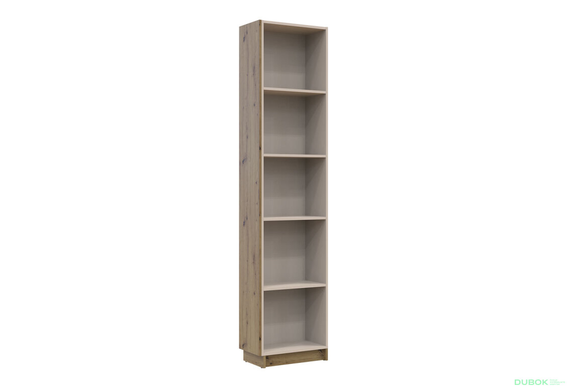 Obrázek 4 - Regál otevřený Dale 52х28х220 dub artisan / kašmír