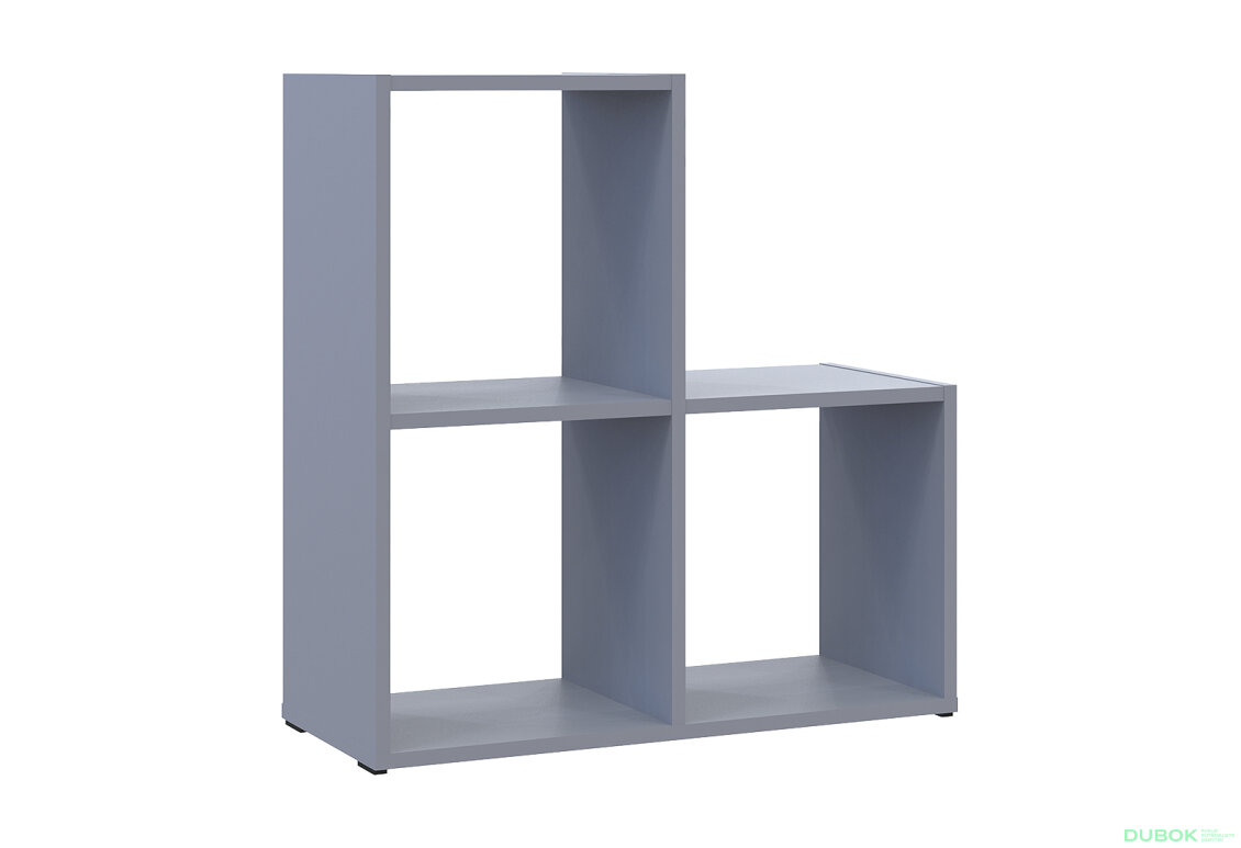 Obrázek 3 - Regál otevřený Step 2х2 69х28.8х71.4 šedý