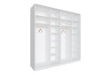 Obrázek 3 - Skříň 4D 2400x2400x600, 4 DTD, bílá AL