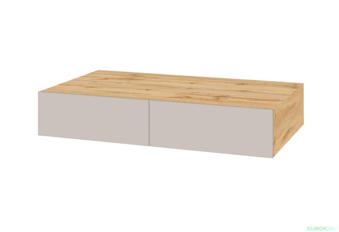 Psací stůl 100 cm dub apalačský / kašmír Space