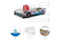 Obrázek 4 - Postel pro děti Cars 80x160 s roštem Tlapková patrola
