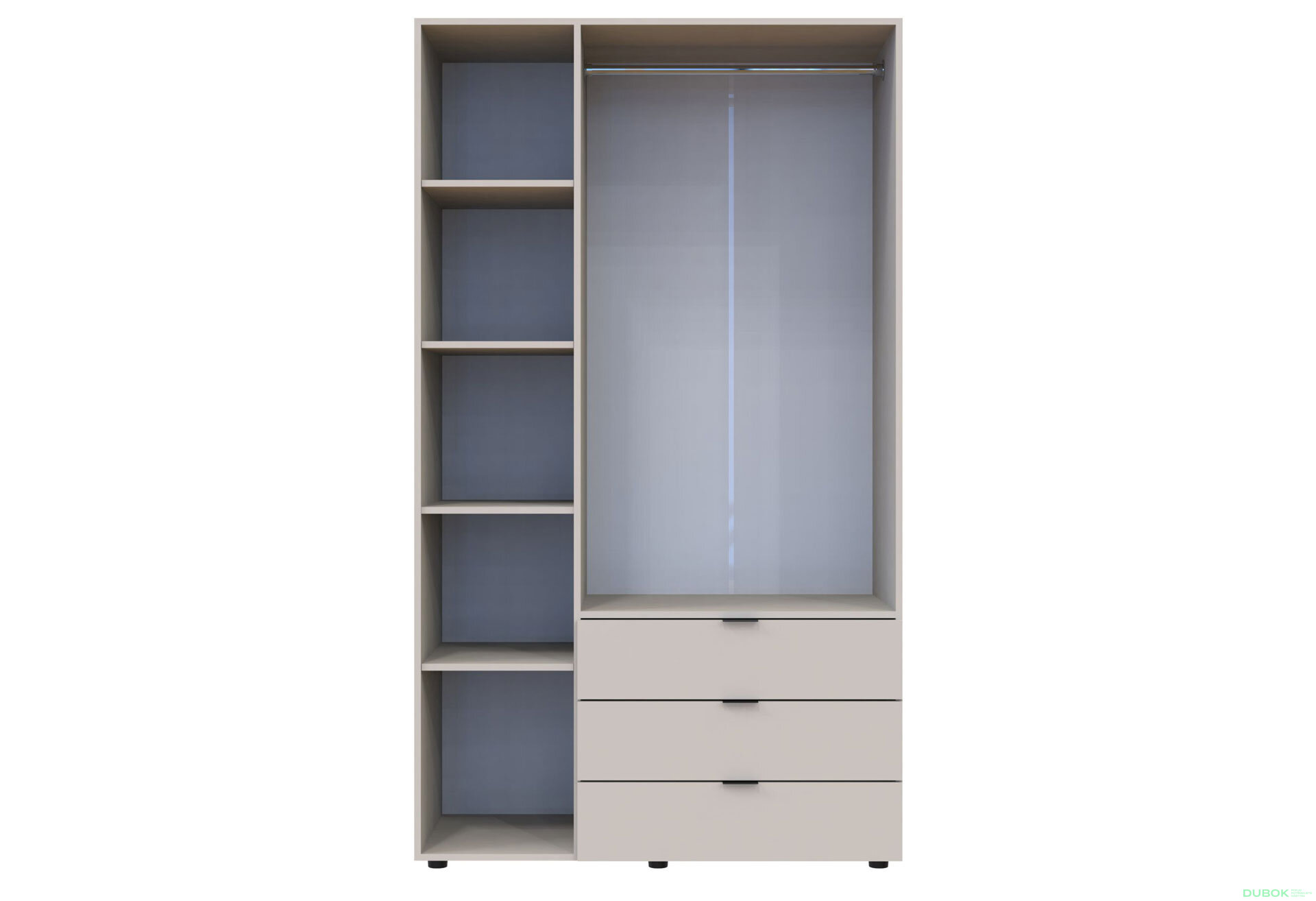 Obrázek 5 - Skříň třídveřová Gelar 116.2 cm Kašmír