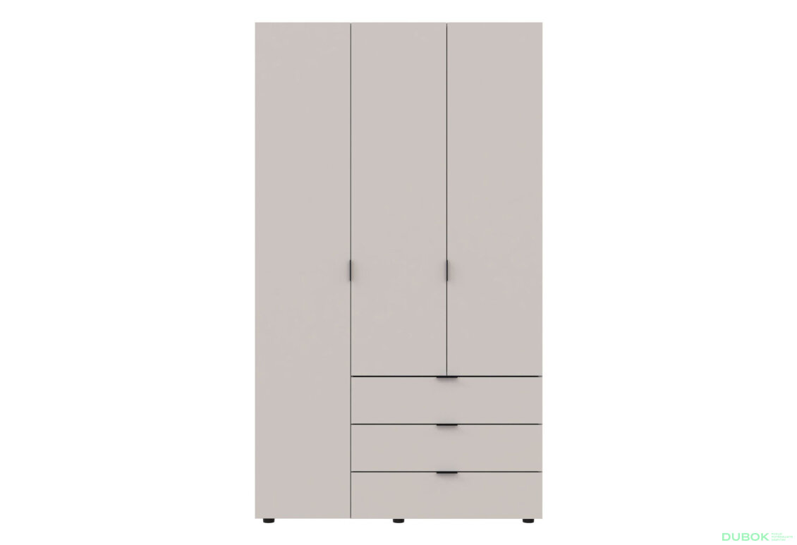 Obrázek 2 - Skříň třídveřová Gelar 116.2 cm Kašmír