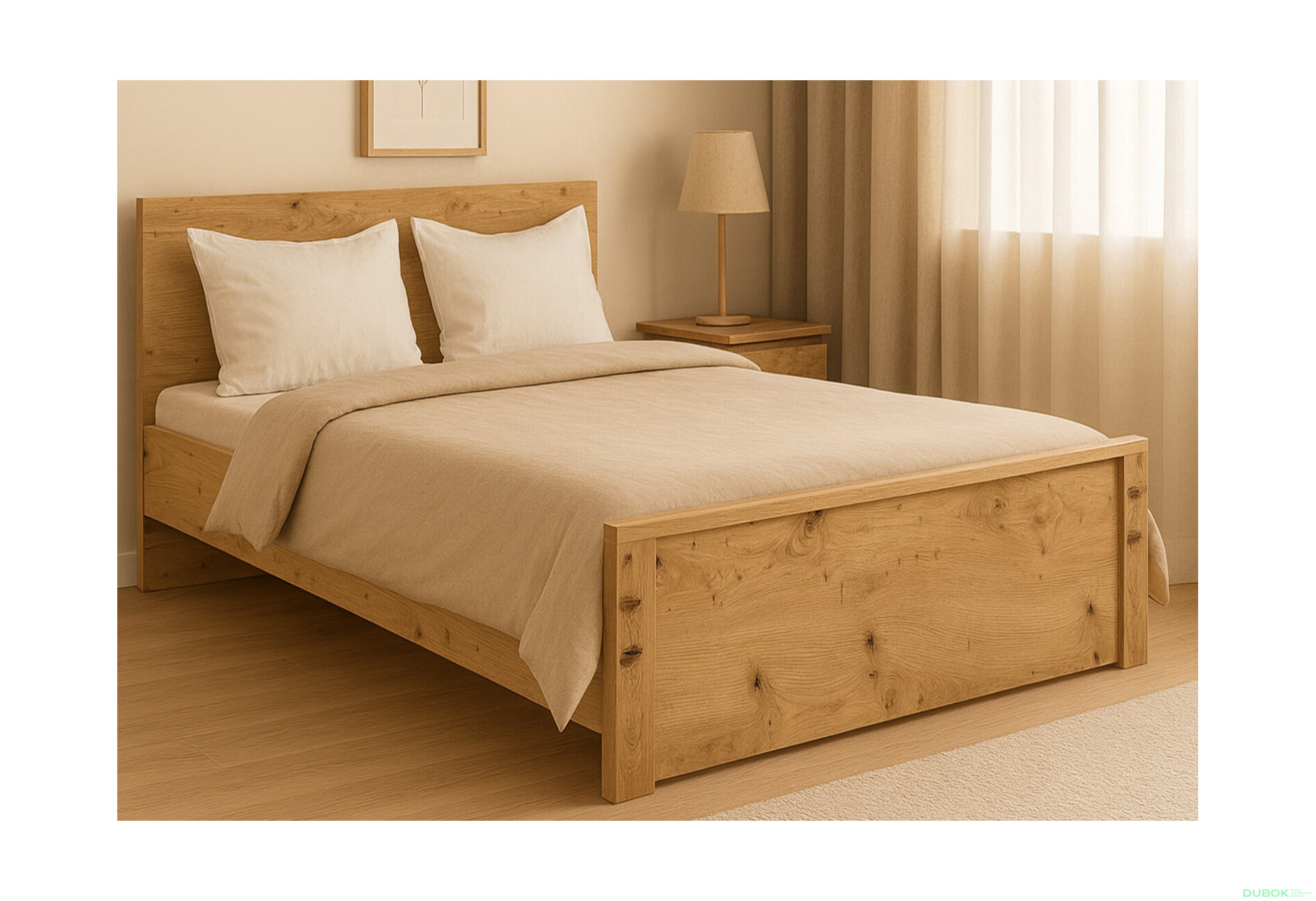 Obrázek 2 - Postel 120x200 dub artisan Ayson