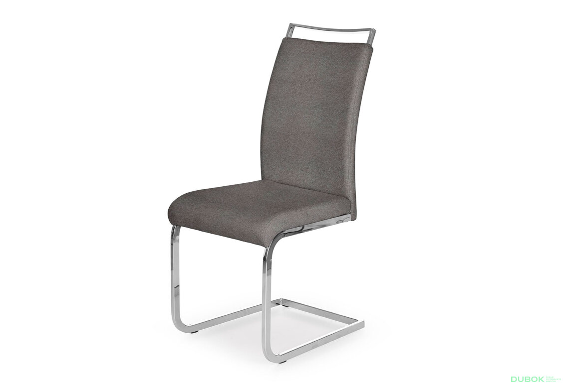 Židle K348 chrom, tkanina popel
