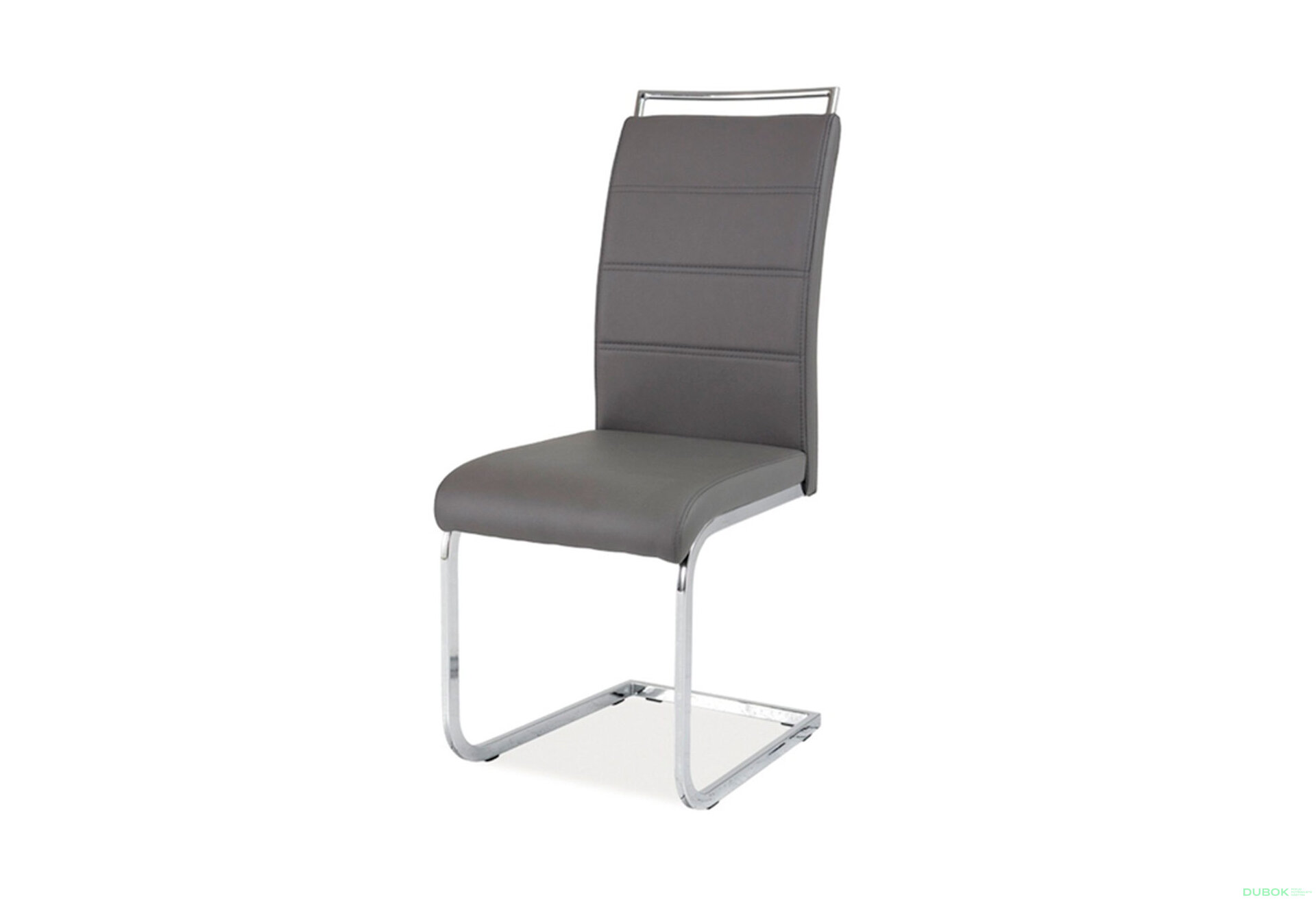 Obrázek 1 - Židle H-441 Chrome, ekokůže šedá