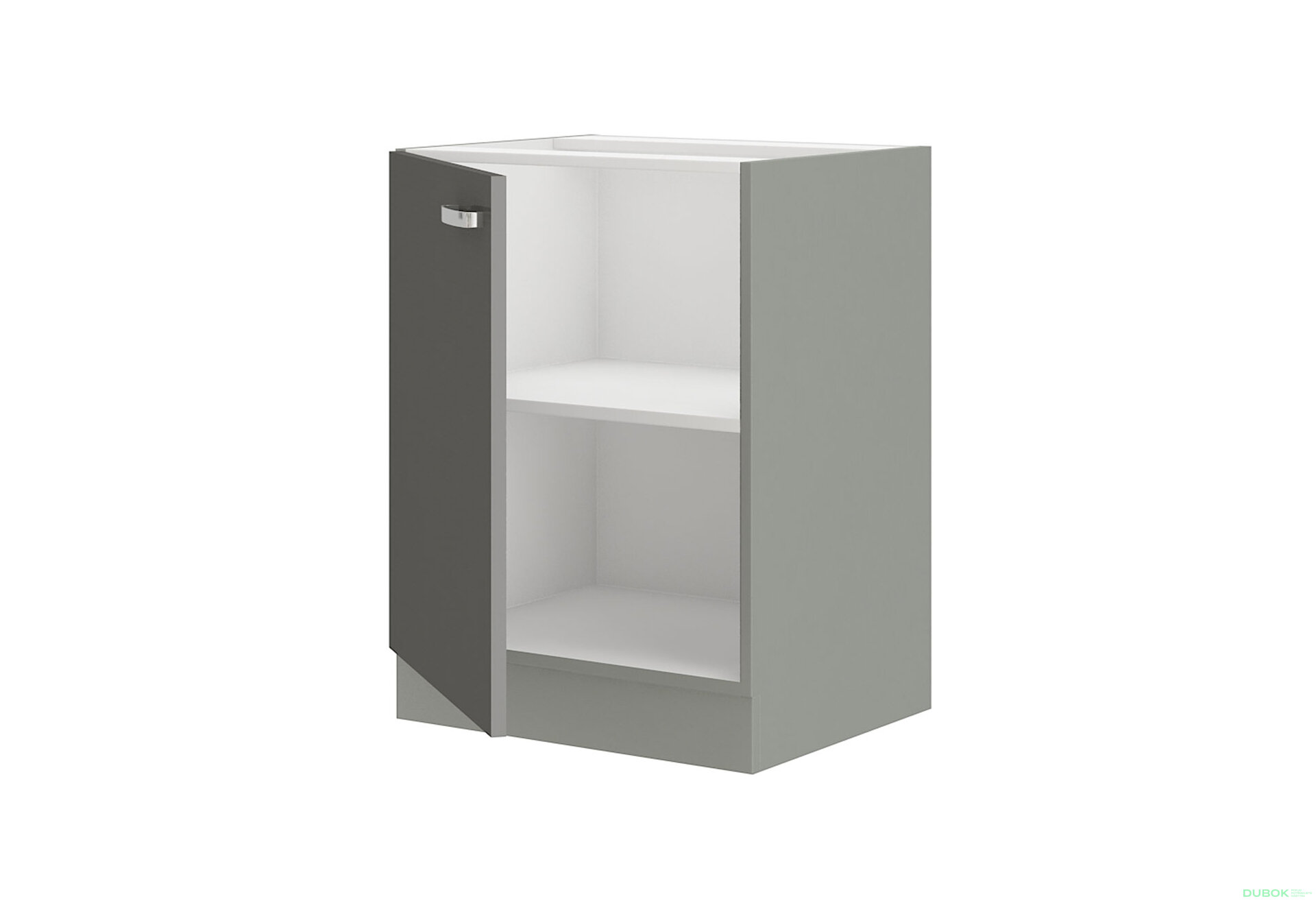 Obrázek 2 - 60 D 1F BB Grey šedý platinový / šedý lesk