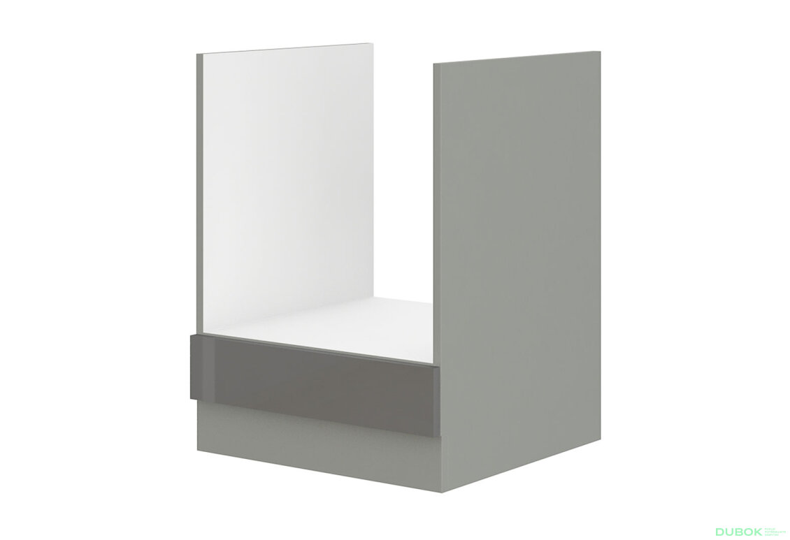 Obrázek 5127 - Kuchyňská sestava 2.6x2.7 m Grey šedý platinový / šedý lesk