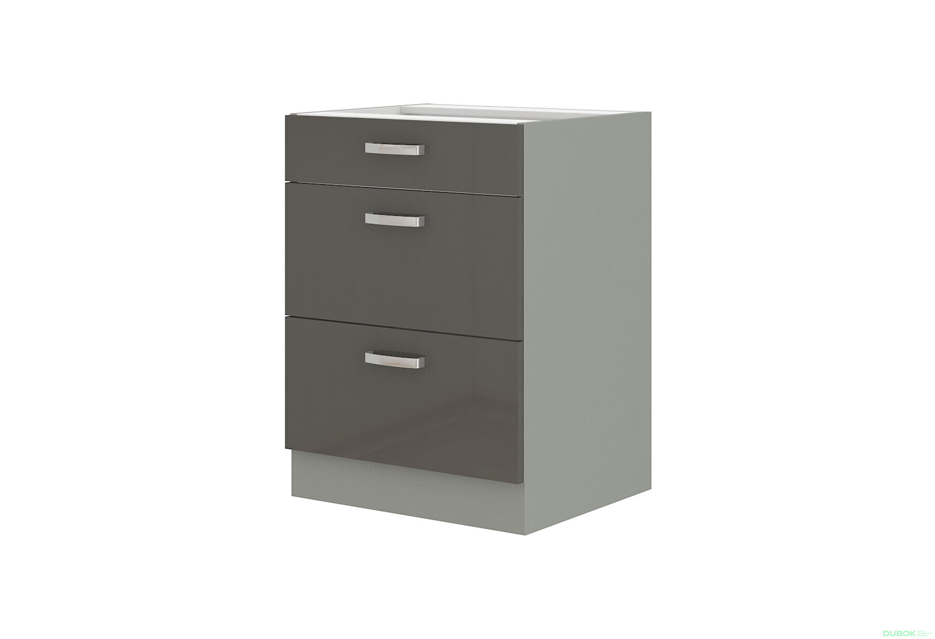 Obrázek 1 - 60 D 3S BB premium box Grey šedý platinový / šedý lesk