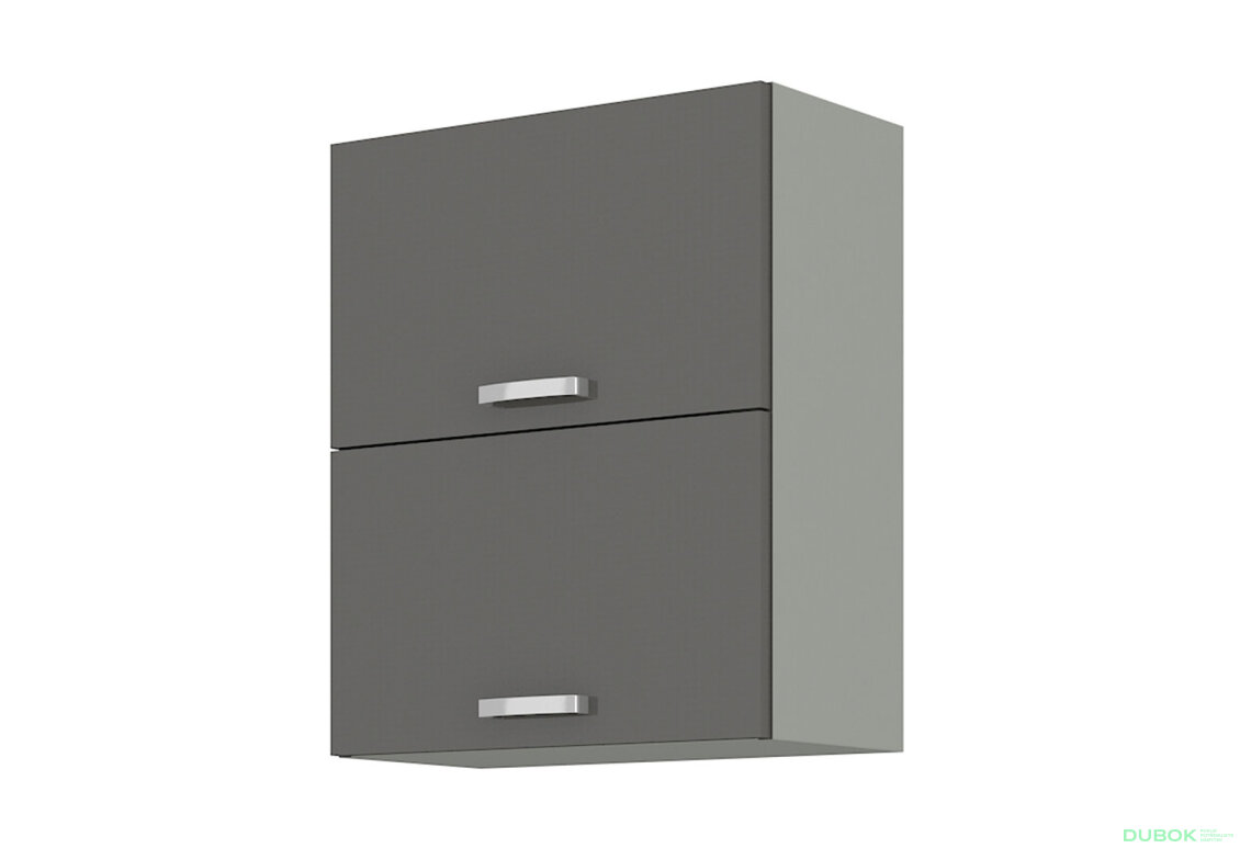 Obrázek 5133 - Kuchyňská sestava 2.6 m (I) Grey šedý platinový / šedý lesk