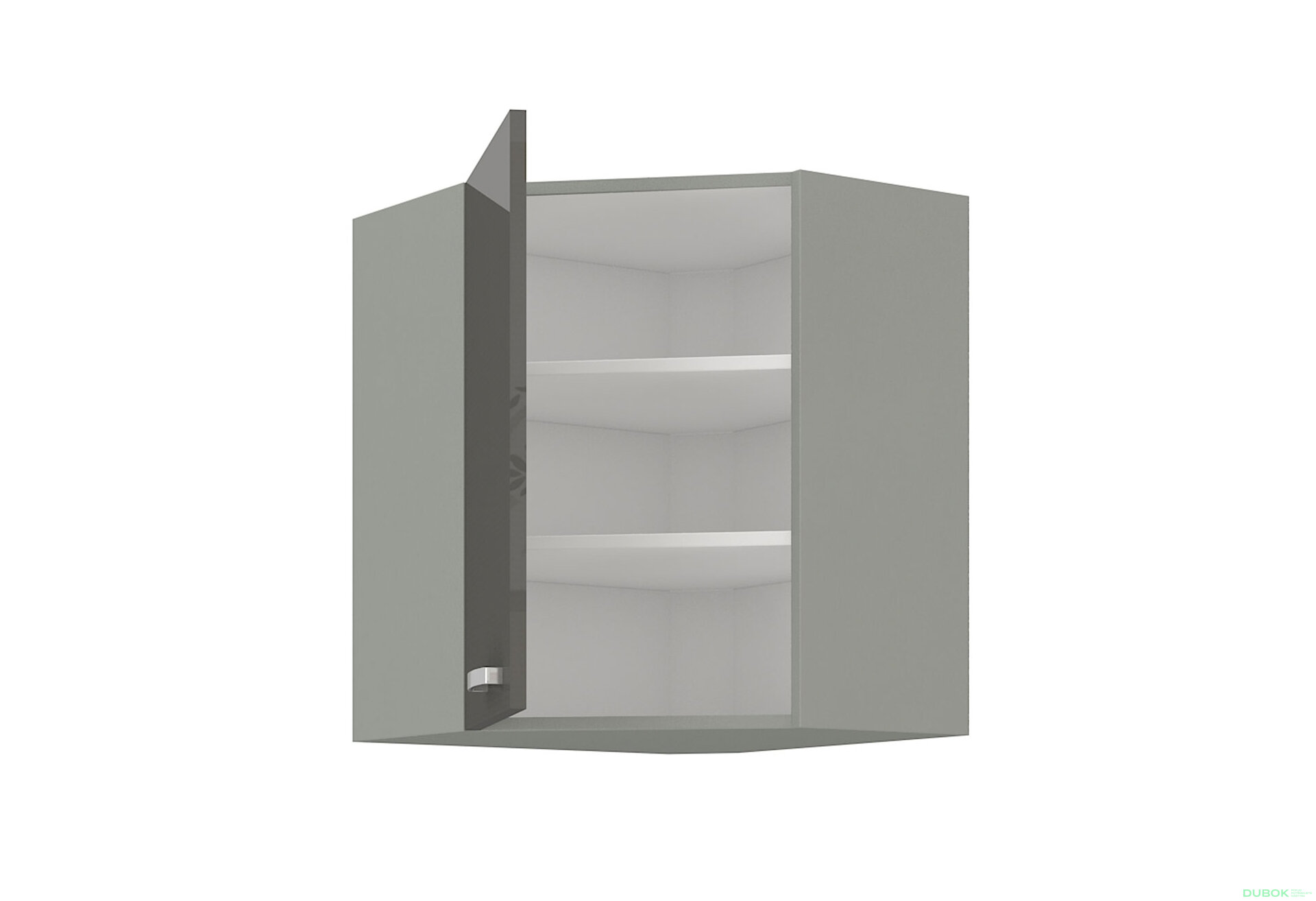 Obrázek 2 - 58x58 GN-72 1F Grey šedý platinový / šedý lesk