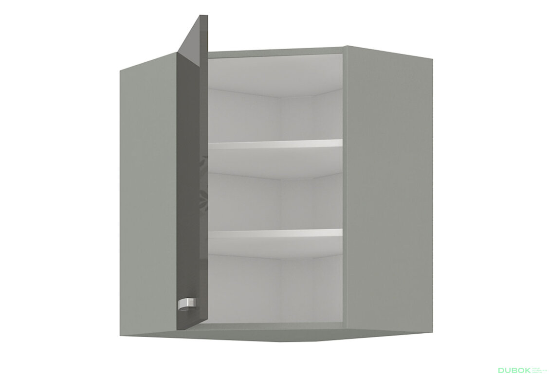 Obrázek 2 - 58x58 GN-72 1F Grey šedý platinový / šedý lesk