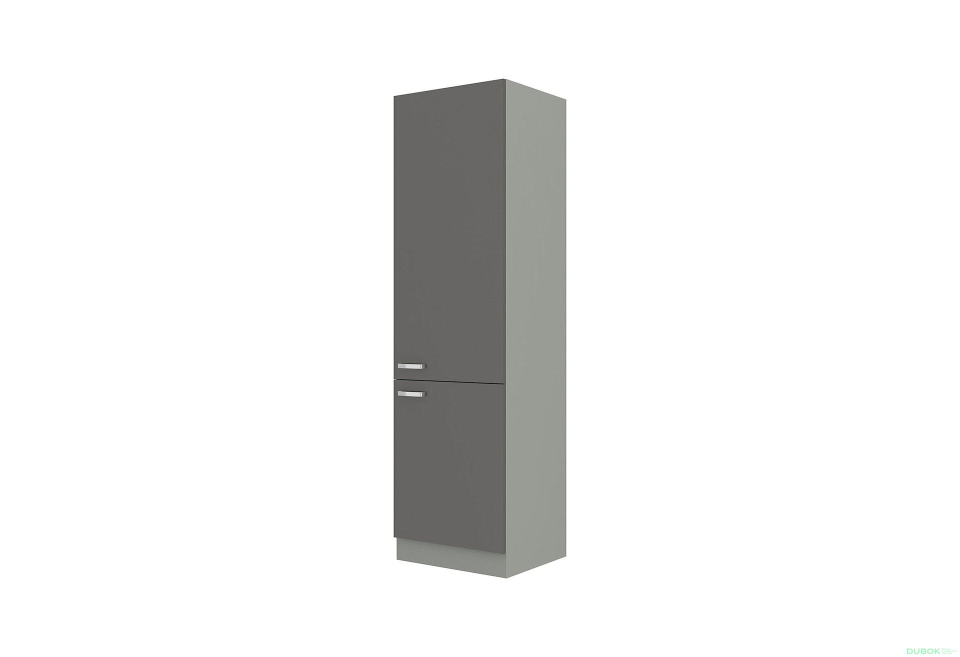 Obrázek 5138 - Kuchyňská sestava 2.6x2.7 m Grey šedý platinový / šedý lesk