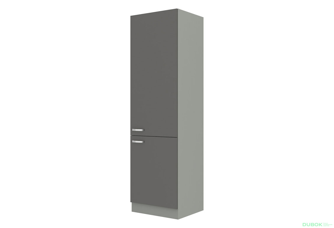 Obrázek 5138 - Kuchyňská sestava 2.6x2.7 m Grey šedý platinový / šedý lesk
