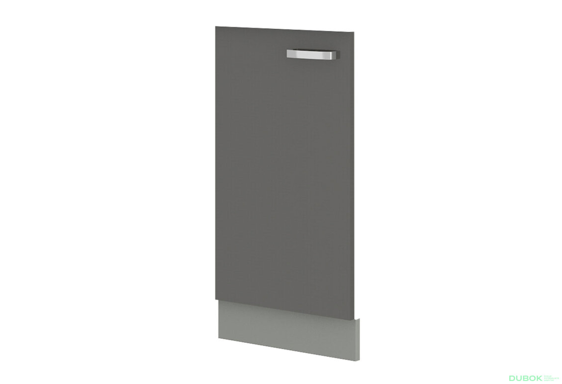 ZM 713x446 dvířka Grey šedý platinový / šedý lesk