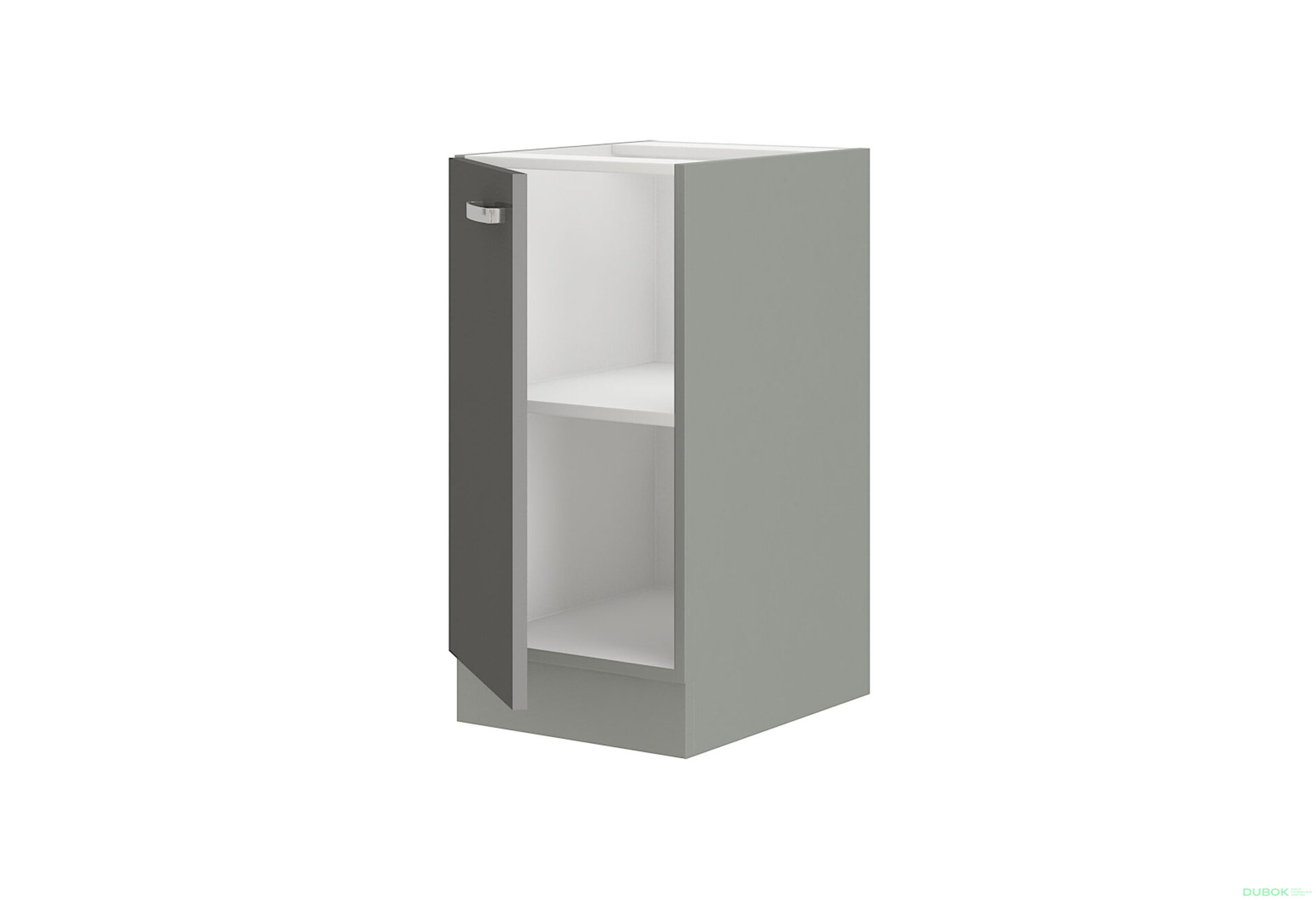 Obrázek 2 - 40 D 1F BB Grey šedý platinový / šedý lesk