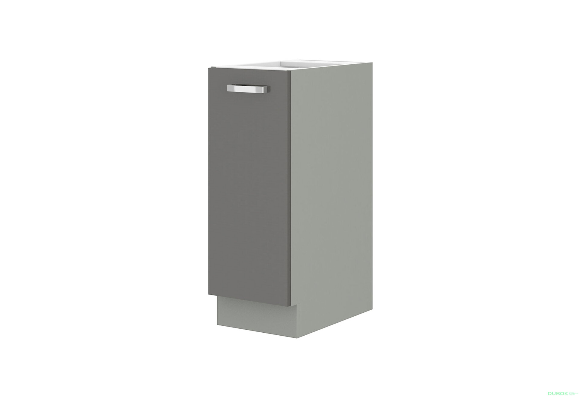 Obrázek 1 - 30 D kargo BB Grey šedý platinový / šedý lesk
