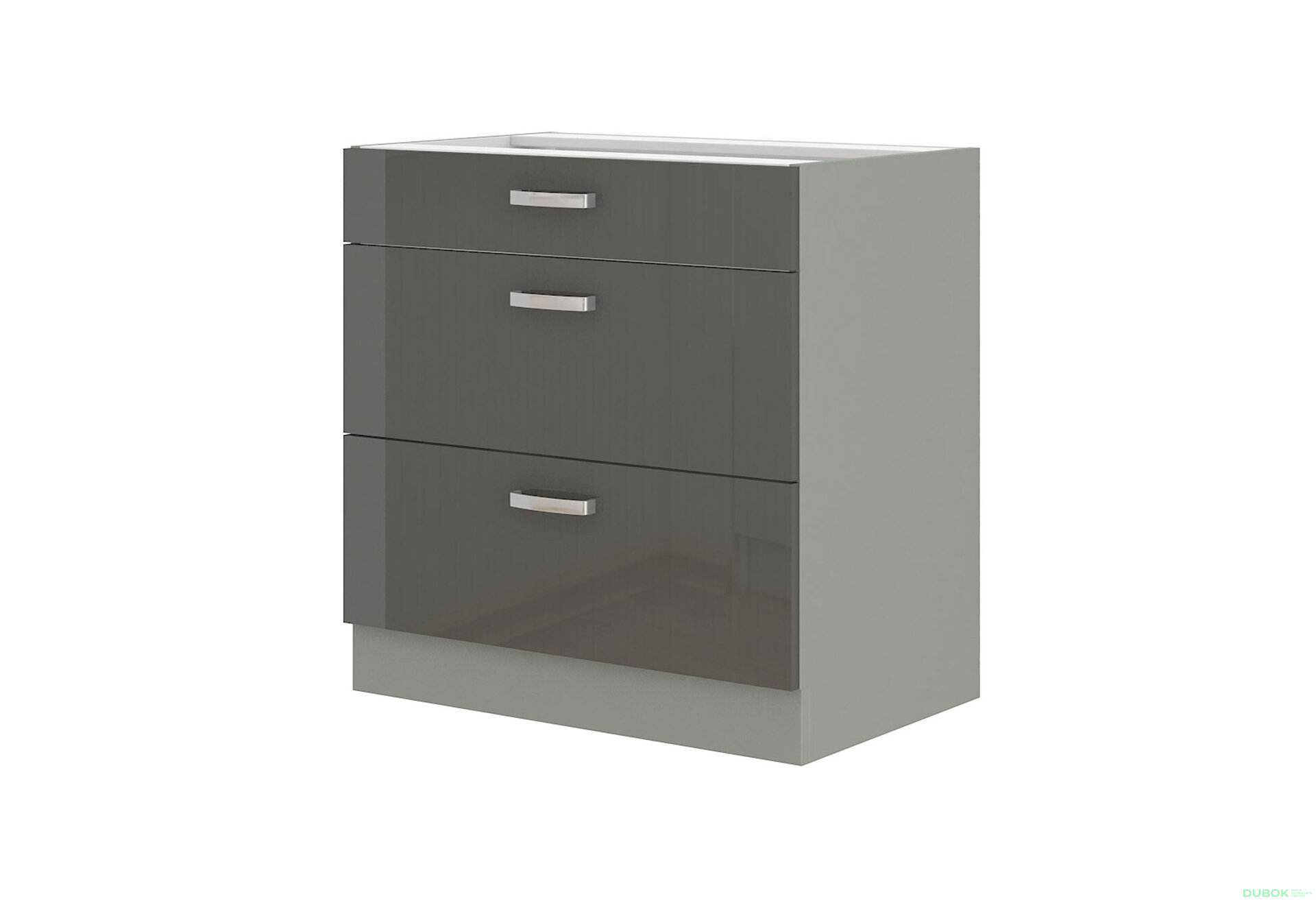 Obrázek 1 - 80 D 3S BB premium box Grey šedý platinový / šedý lesk