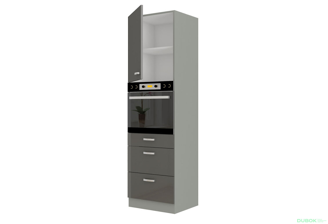 Obrázek 2 - 60 DPS-210 3S 1F premium box Grey šedý platinový / šedý lesk