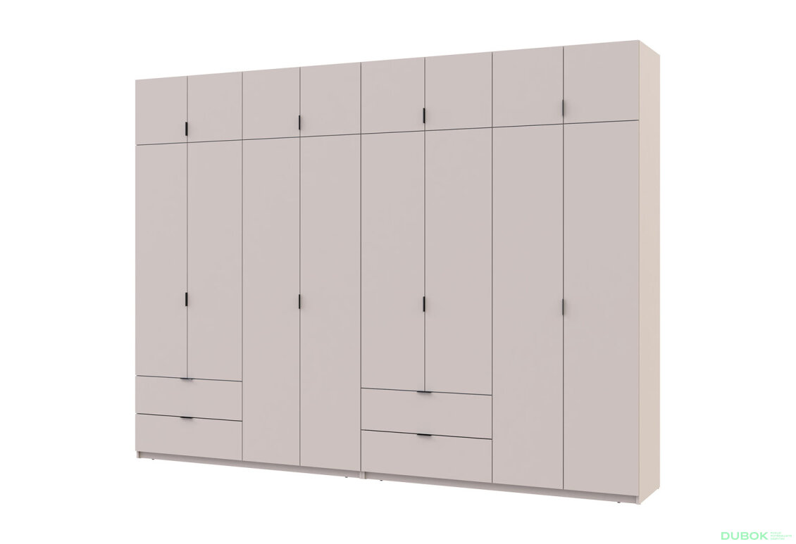 Skříň Lukas 4+4 DT 320 kašmír