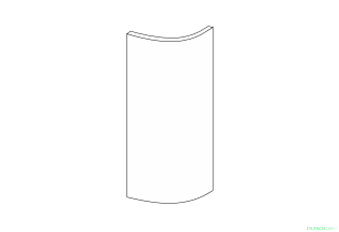 Fasáda 30VZR Ukončení Rádiusové 720mm Mary