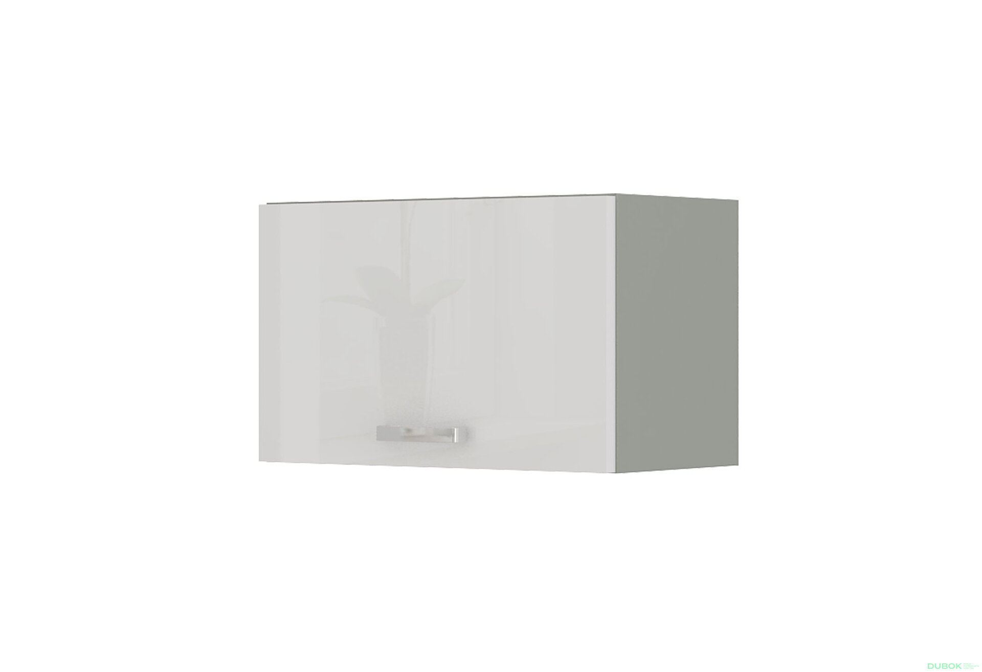Obrázek 5030 - Kuchyňská sestava 1.9x1.7 m Bianca šedý platinový / bílý lesk