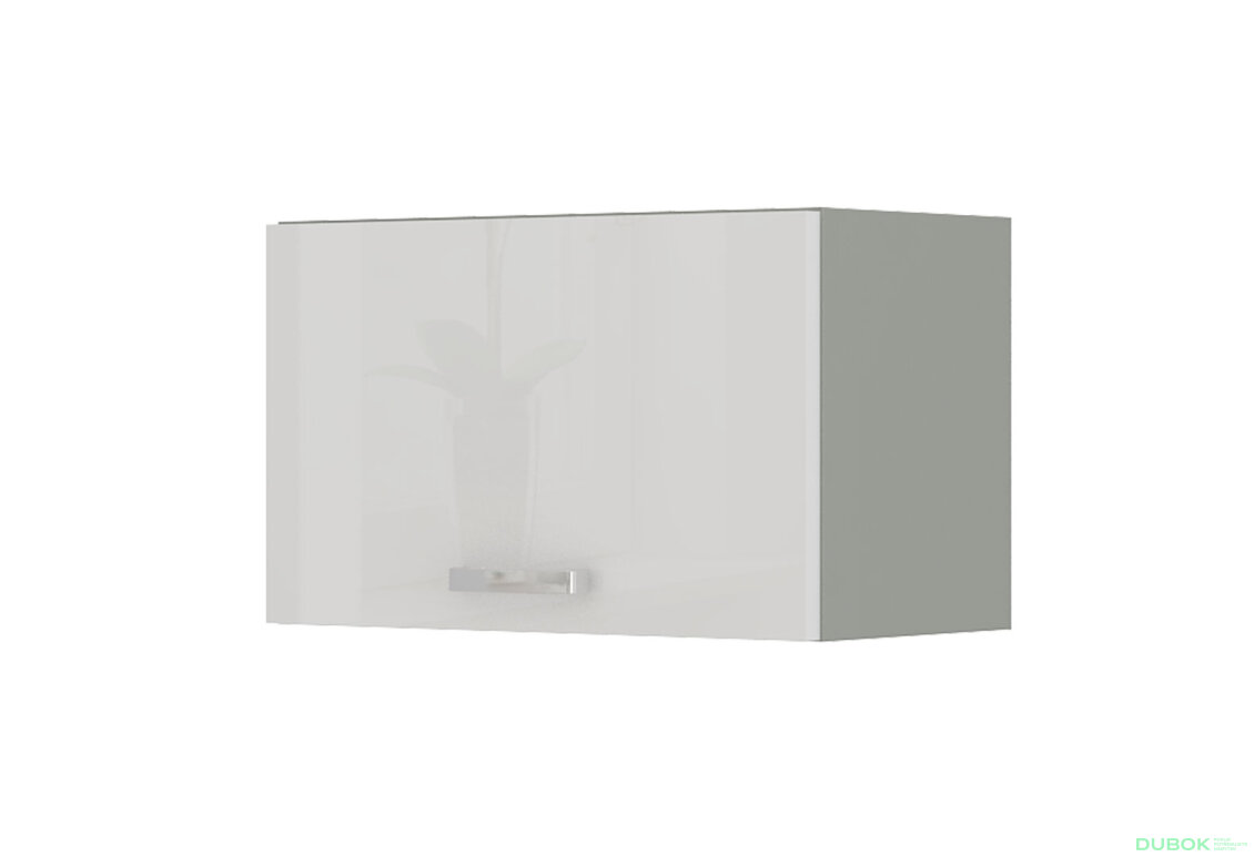 Obrázek 5030 - Kuchyňská sestava 1.9x1.7 m Bianca šedý platinový / bílý lesk