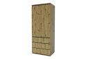 Obrázek 1 - Skříň Idea 800/2100/570 tyč dub artisan / šedý grafit