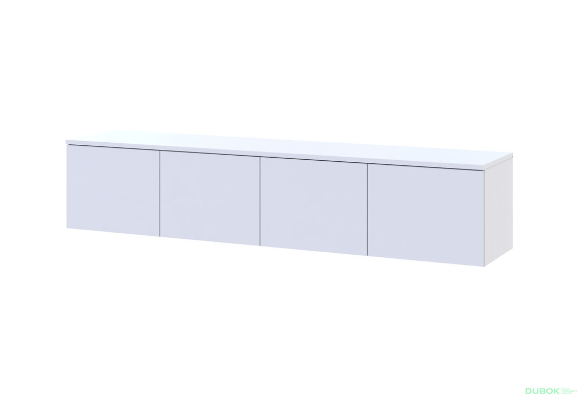 TV stolek Levía bílý 4dv 160x35x33