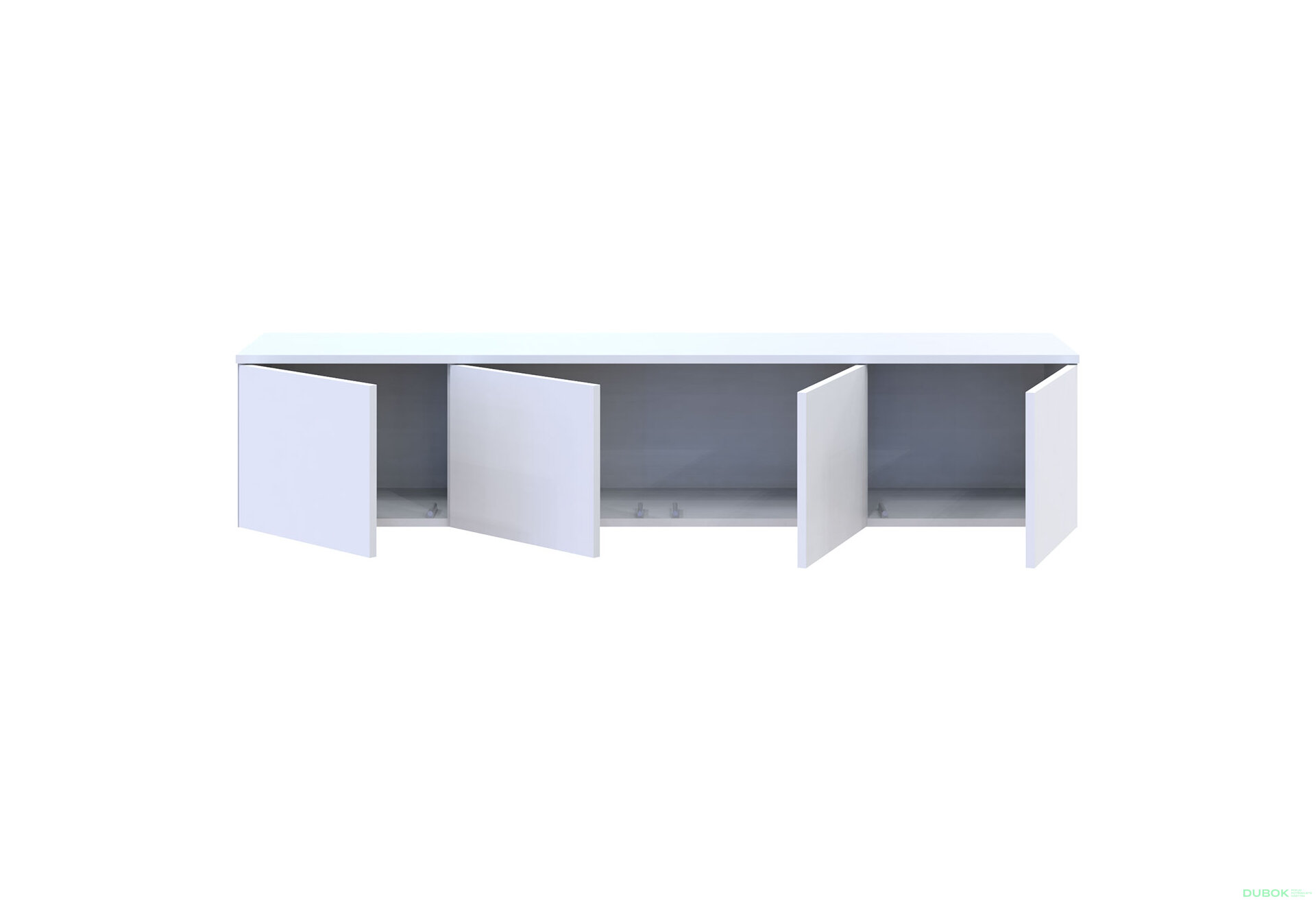 Obrázek 5 - TV stolek Levía bílý 4dv 160x35x33