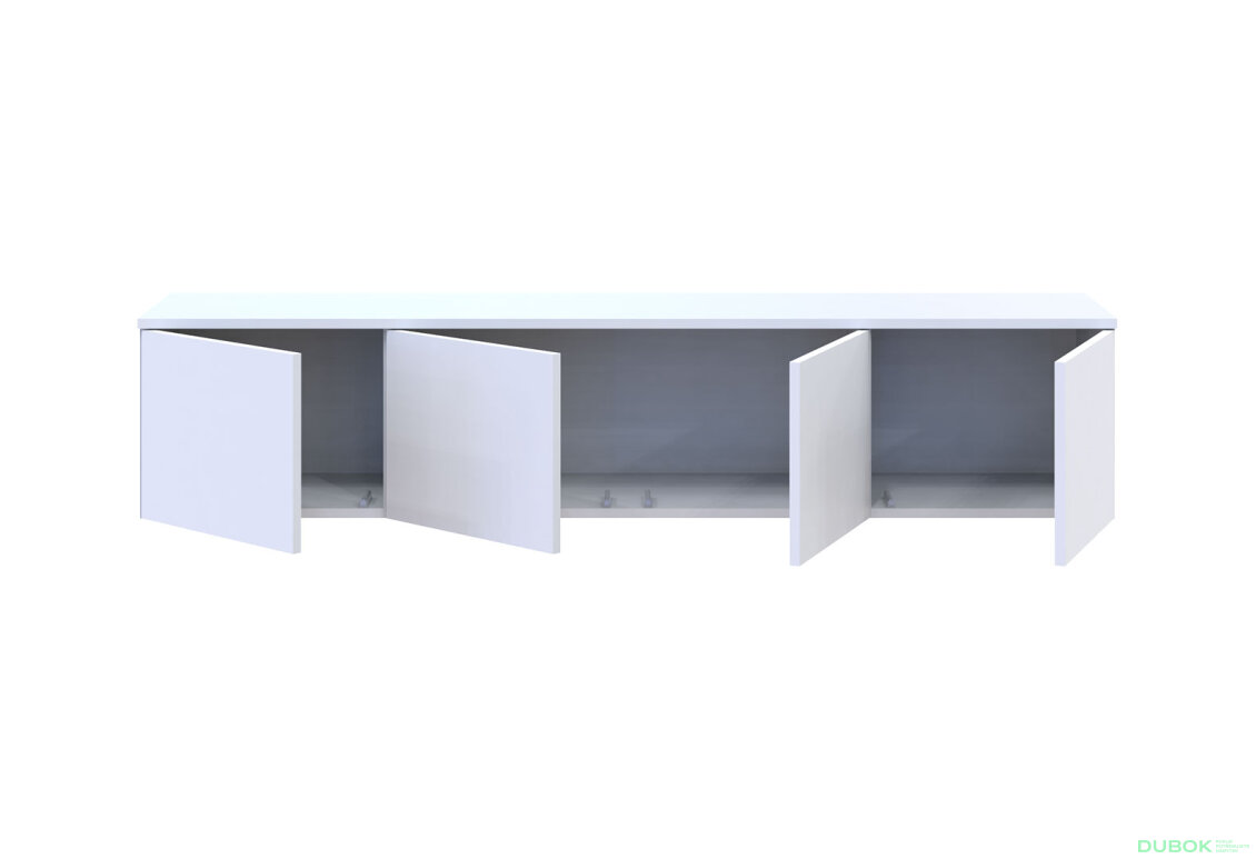 Obrázek 5 - TV stolek Levía bílý 4dv 160x35x33