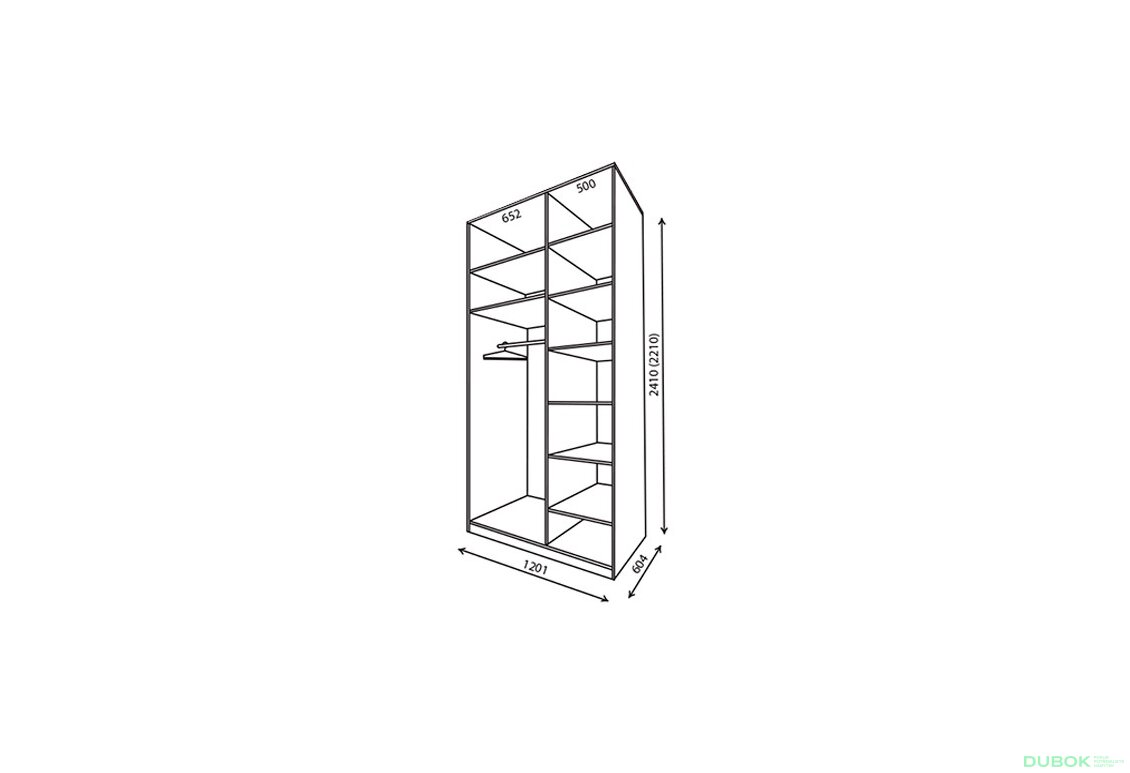 Obrázek 2 - Korpus 1200x600 Rim-Veneziano 2D 1,2 m