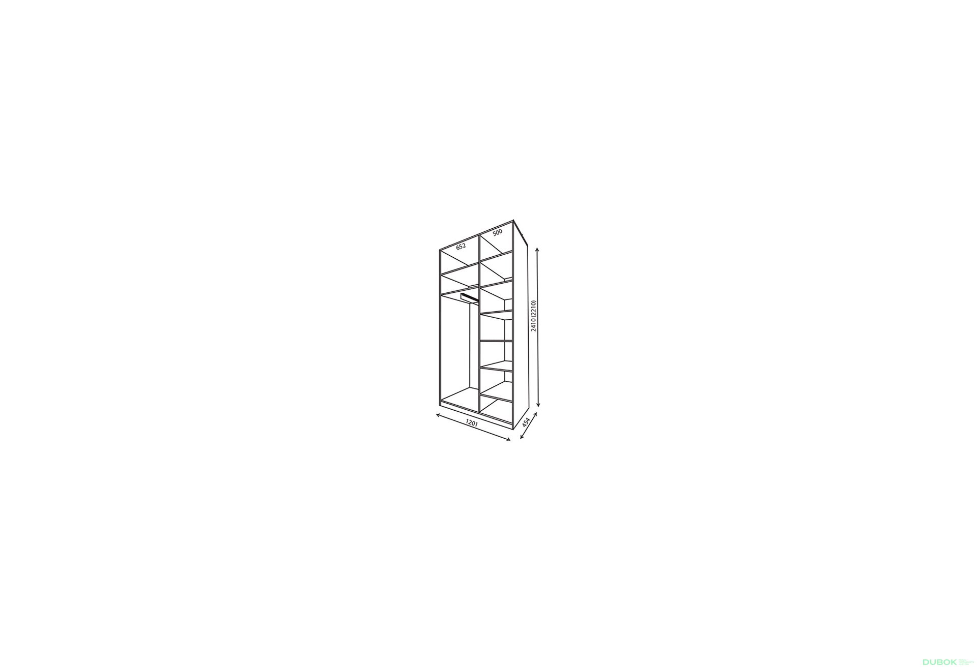 Obrázek 2 - Korpus 1200x450 Rim-Veneziano 2D 1,2 m