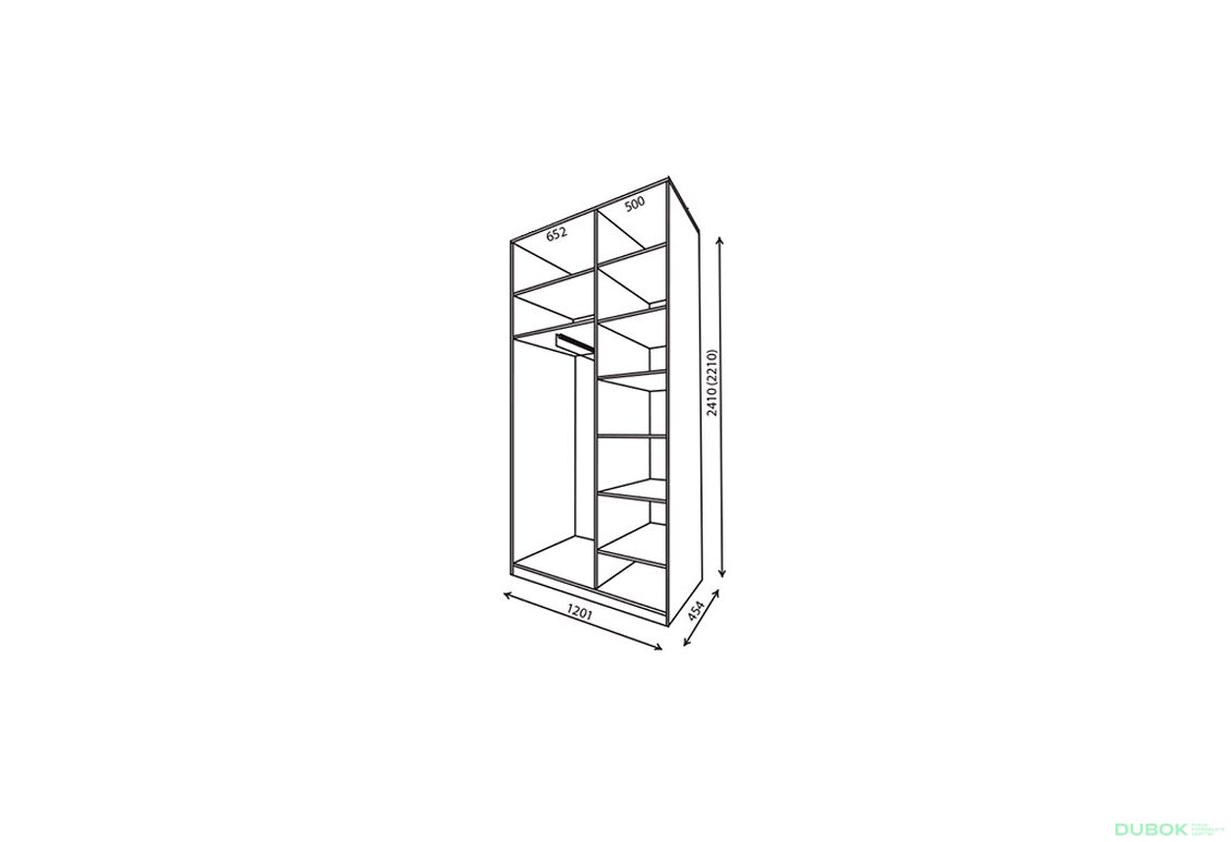 Obrázek 2 - Korpus 1200x450 Rim-Veneziano 2D 1,2 m