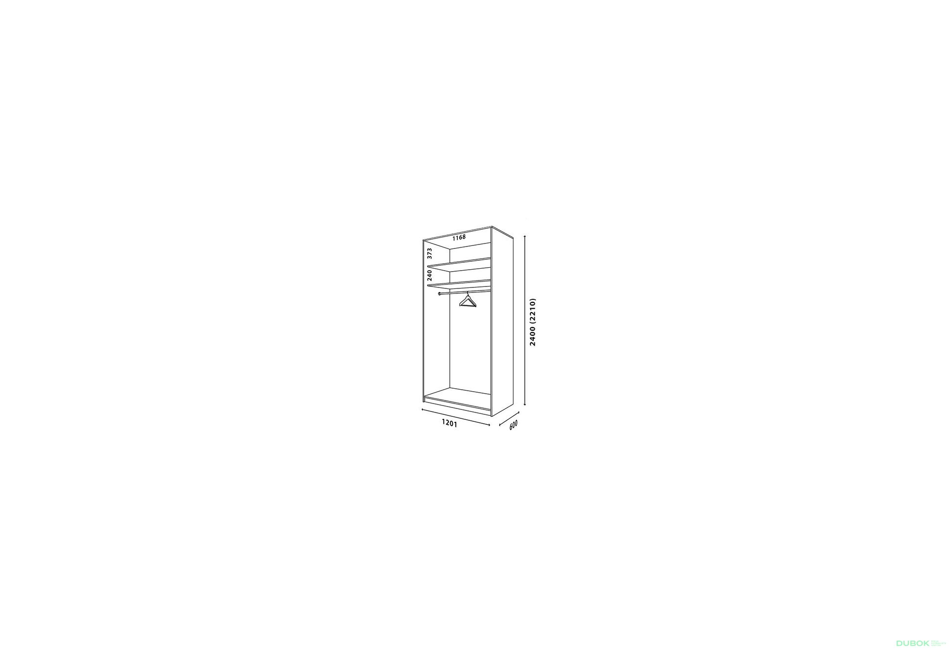 Obrázek 1 - Korpus 1200x600 UNY Rim-Veneziano 2D 1,2 m