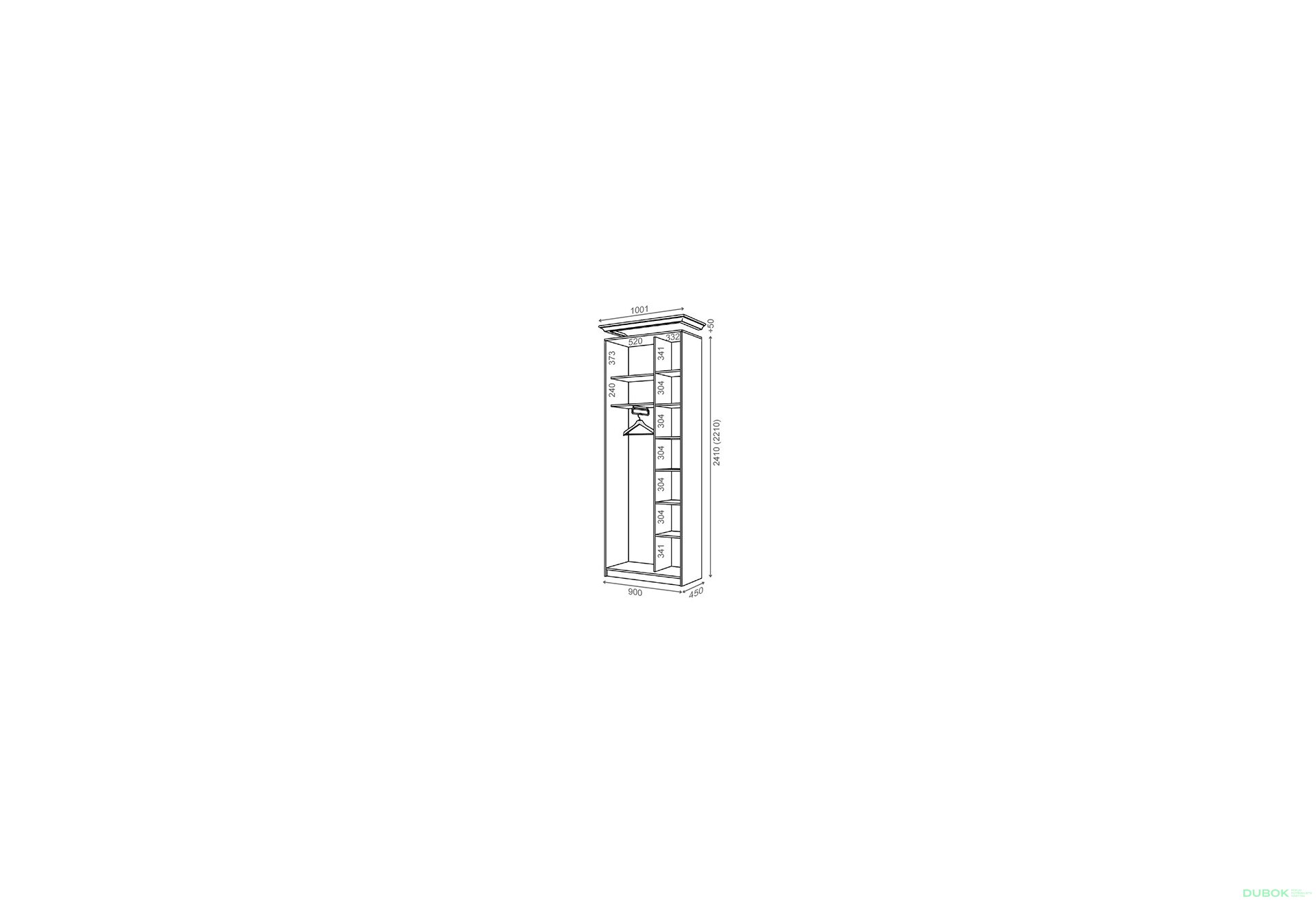 Obrázek 2 - Korpus 900x450 Rim-Veneziano 2D 0,9 m