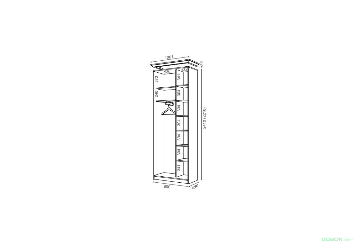 Obrázek 2 - Korpus 900x450 Rim-Veneziano 2D 0,9 m