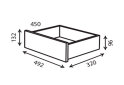 Obrázek 1 - Šuplík 450 Nymfea alba Rim-Veneziano 2D 1,2 m