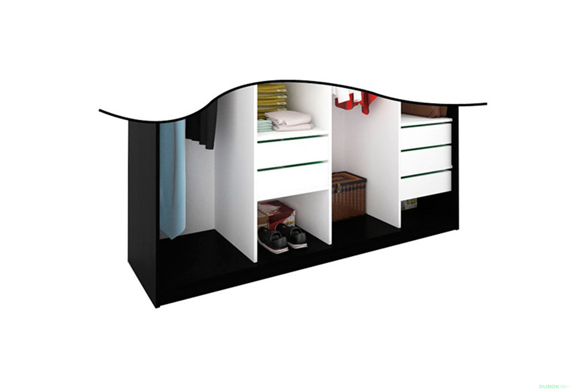 Obrázek 2 - Šuplík 450 Nymfea alba Rim-Veneziano 2D 1,2 m