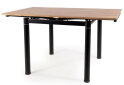 Obrázek 2 - Stůl GD-082 80(131)x80 dub artisan / matná černá kov