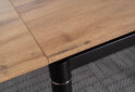 Obrázek 6 - Stůl GD-082 80(131)x80 dub artisan / matná černá kov