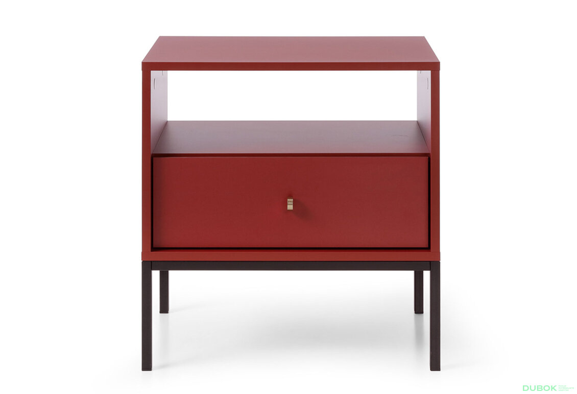 Obrázek 2 - Noční stolek MS54 Mono bordo