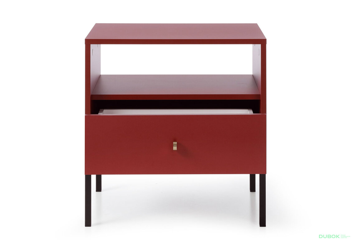 Obrázek 3 - Noční stolek MS54 Mono bordo