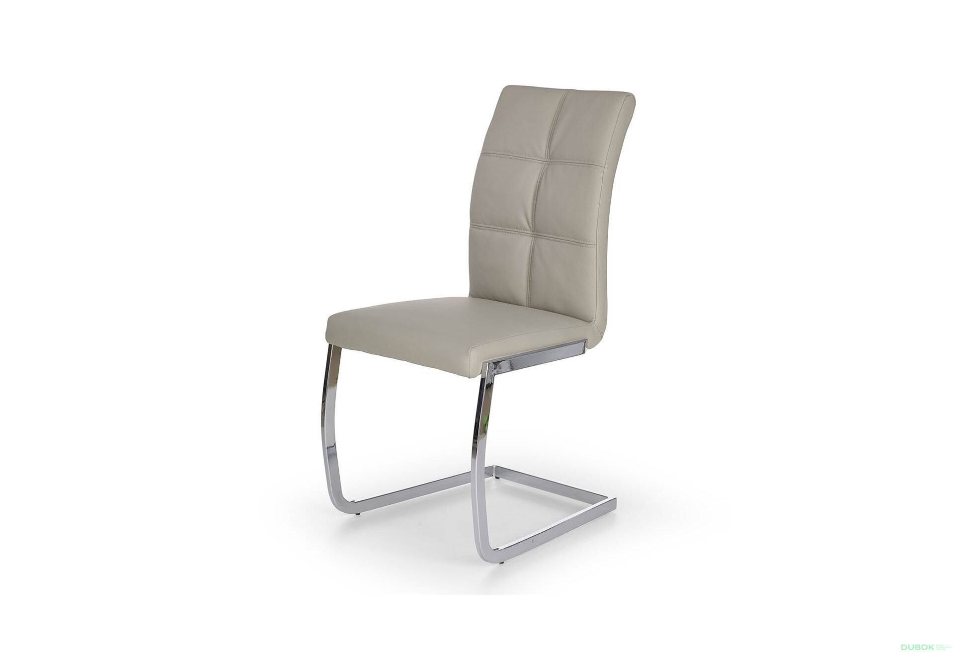 Obrázek 1 - Židle K228 chrom / ekokůže světlý popel