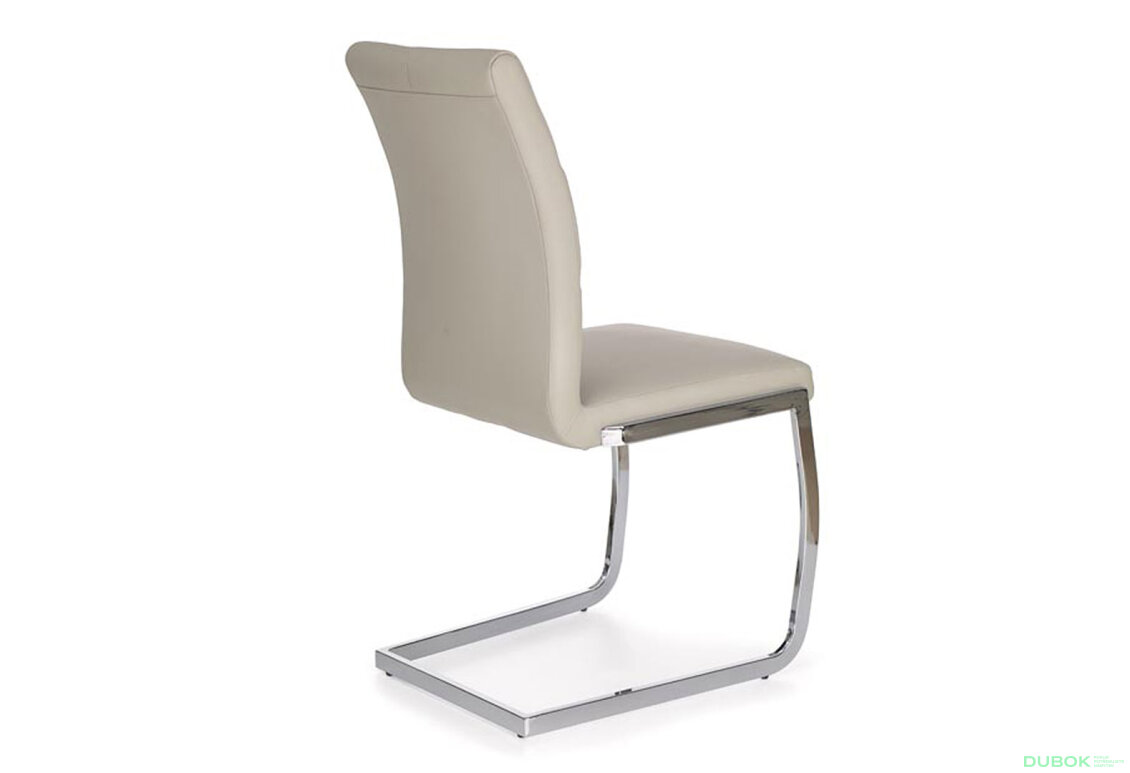 Obrázek 2 - Židle K228 chrom / ekokůže světlý popel