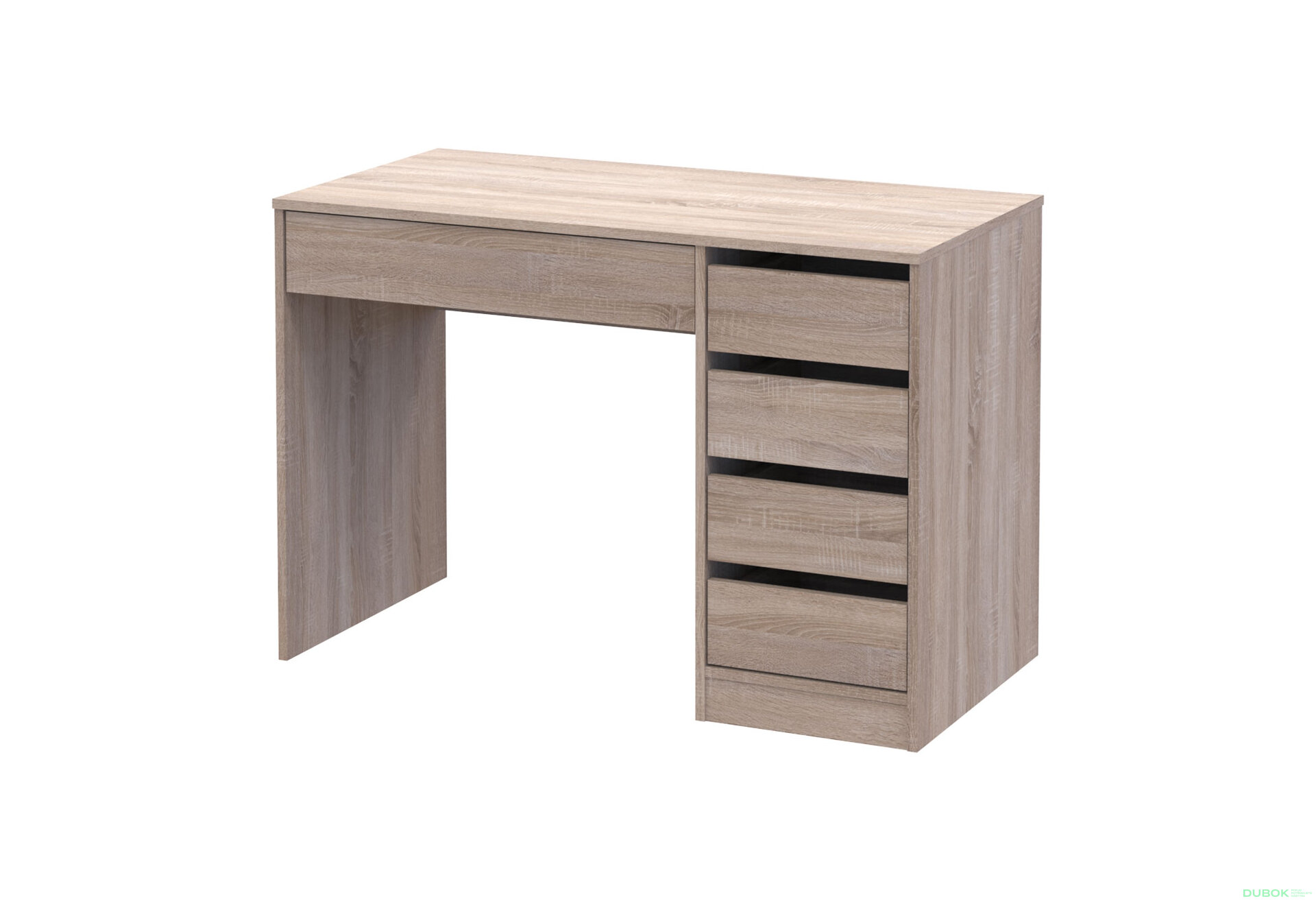 Obrázek 1 - Psací stůl s pravou montáží Profi 110 cm dub sonoma