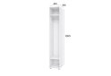 Obrázek 2 - Korpus modul 1 (h-2200*400) nymphaea alba Space